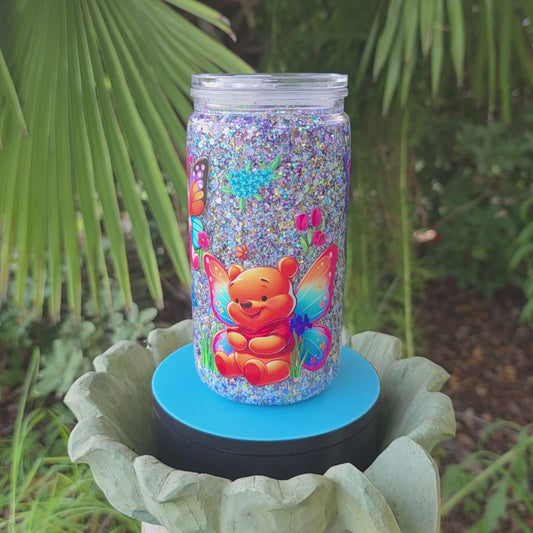 Pooh 16oz snowglobe cup